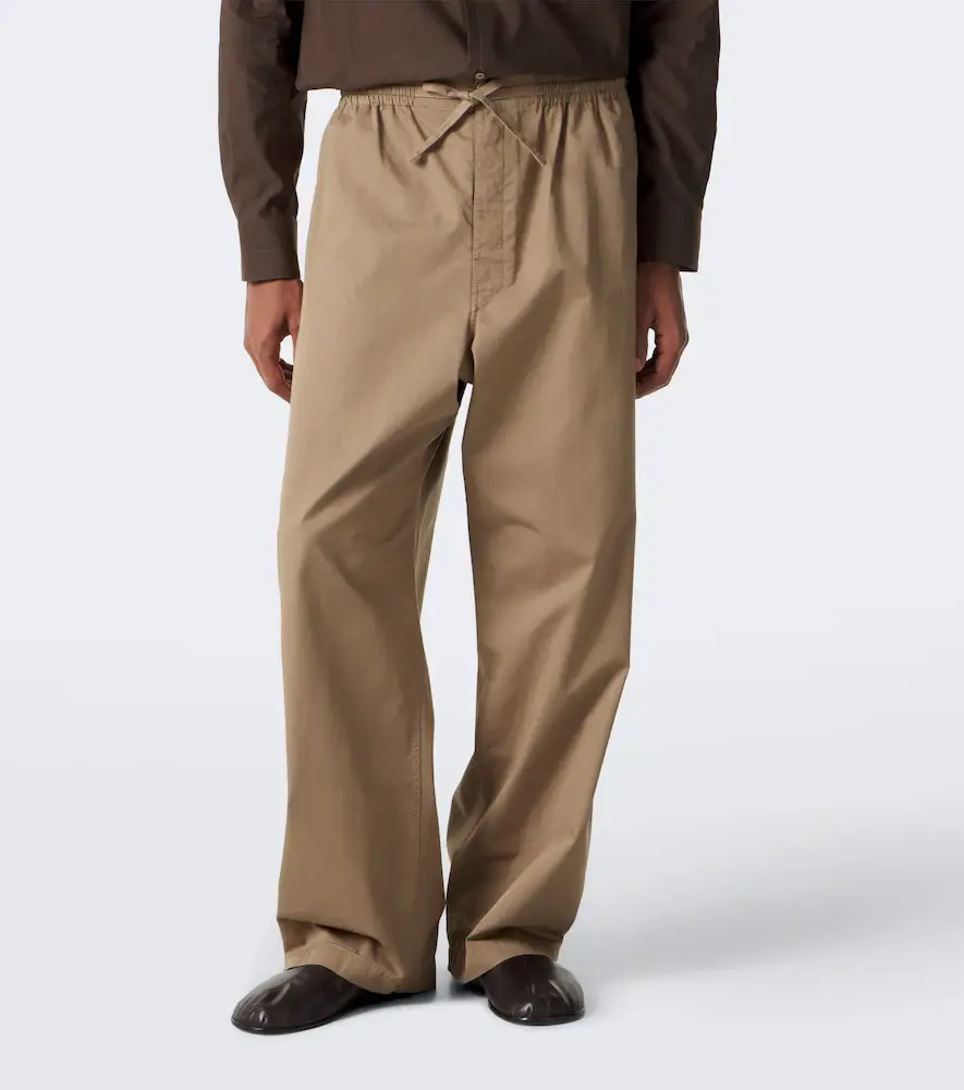 Lemaire Cotton twill wide-leg pants | Thumbnail 5