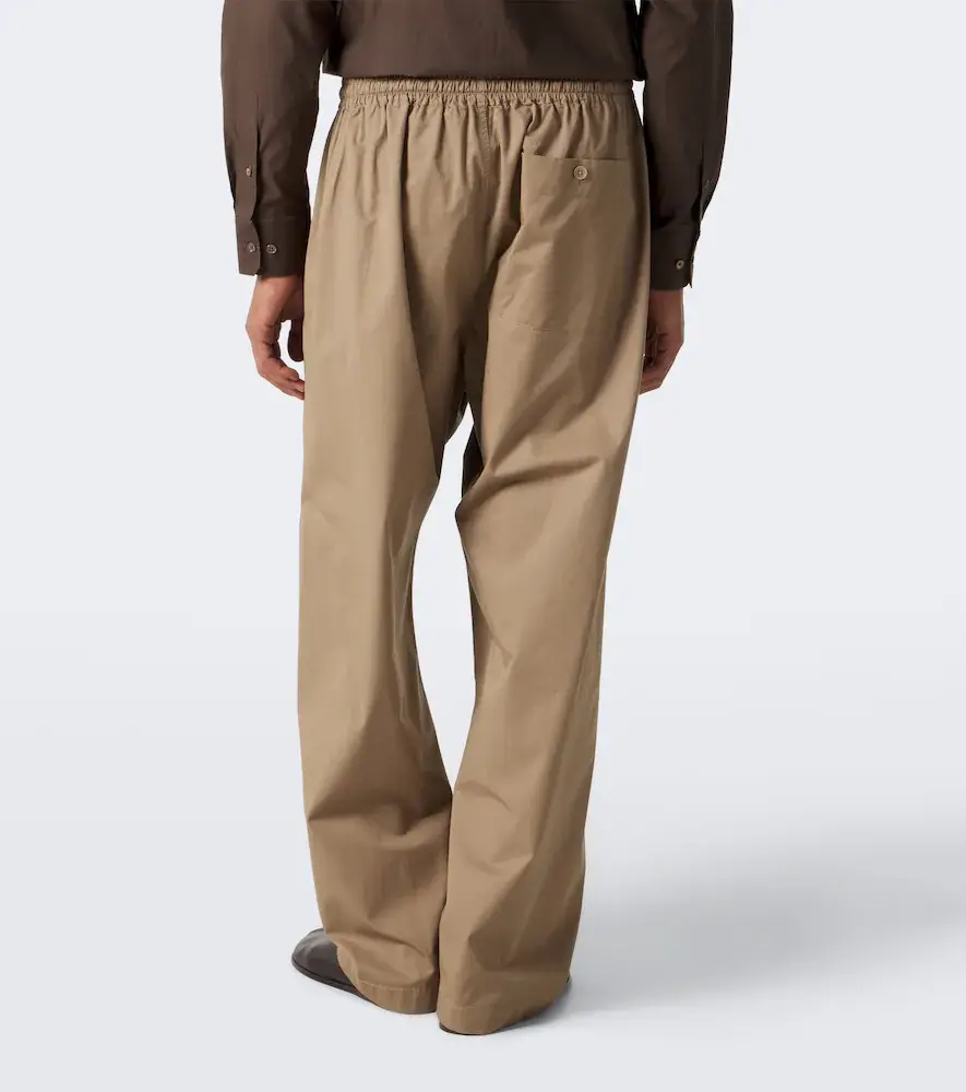 Lemaire Cotton twill wide-leg pants | Thumbnail 6