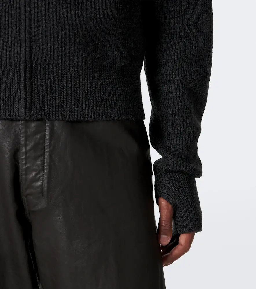 Lemaire Ribbed-knit wool zip-up cardigan | Thumbnail 6 Lemaire Ribbed-knit wool zip-up cardigan | Thumbnail 6
