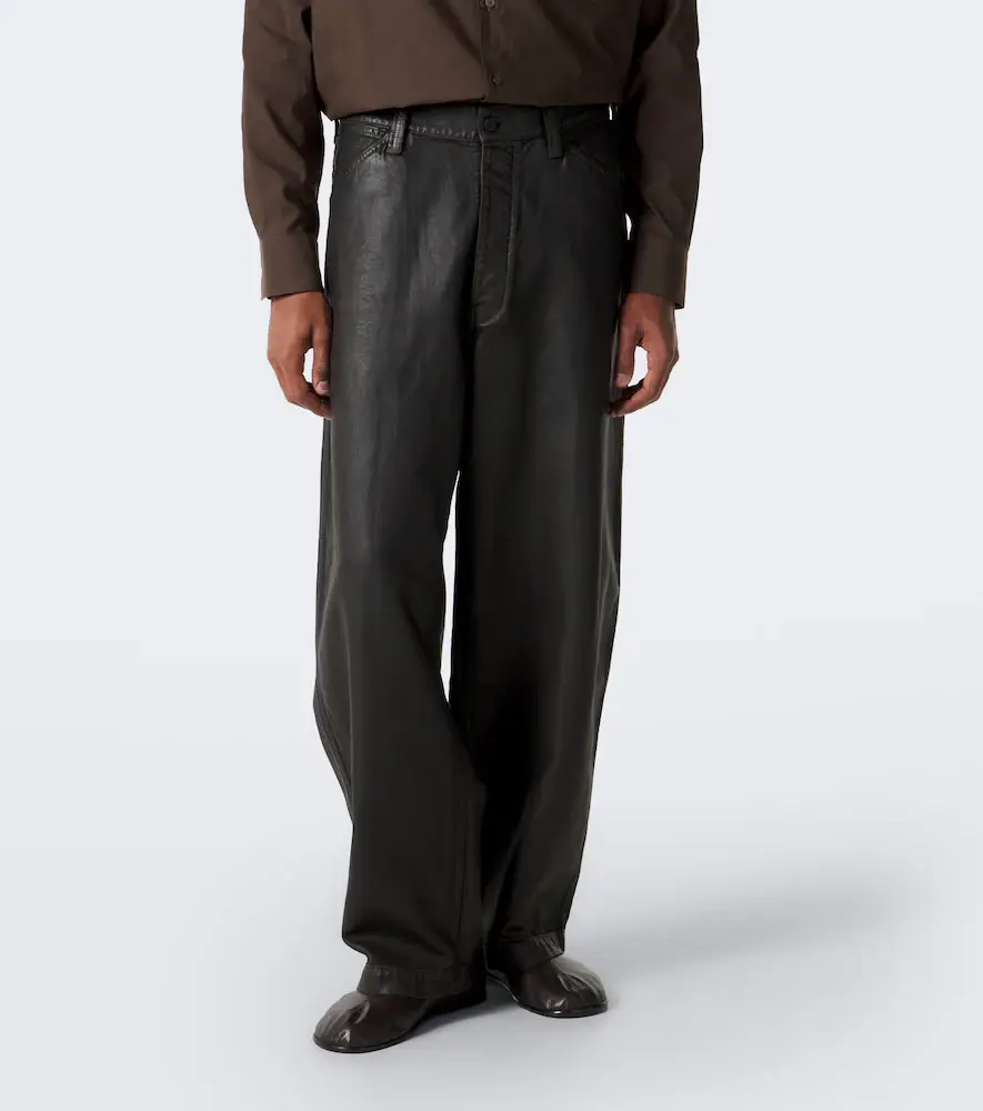 Lemaire Coated barrel-leg jeans | Thumbnail 2 Lemaire Coated barrel-leg jeans | Thumbnail 2