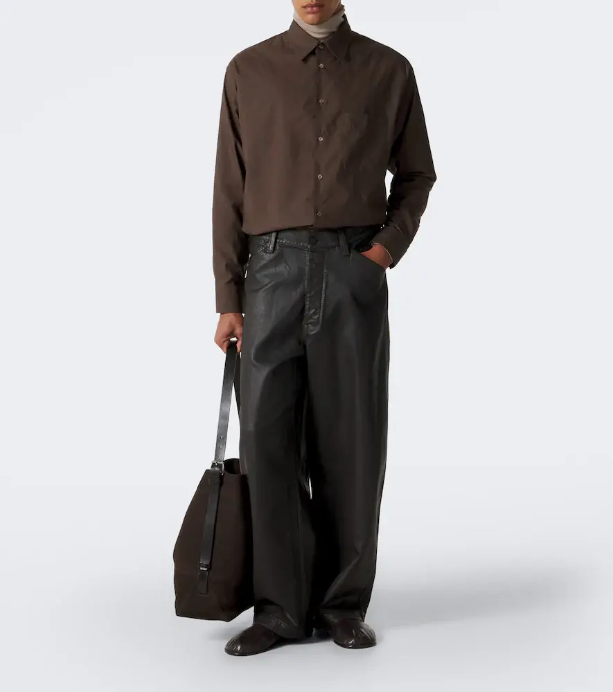 Lemaire Coated barrel-leg jeans | Thumbnail 4 Lemaire Coated barrel-leg jeans | Thumbnail 4