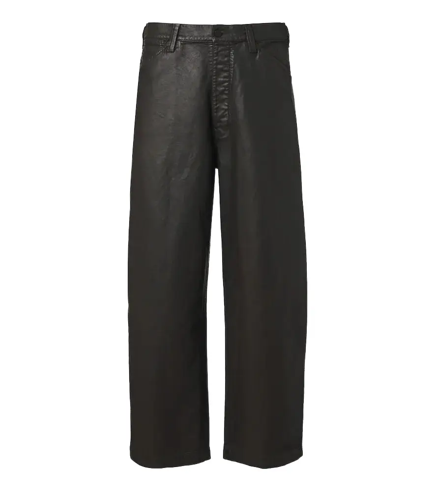 Lemaire Coated barrel-leg jeans