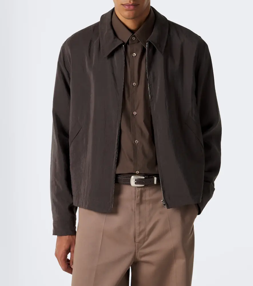 Lemaire Silk-blend blouson jacket | Thumbnail 5 Lemaire Silk-blend blouson jacket | Thumbnail 5