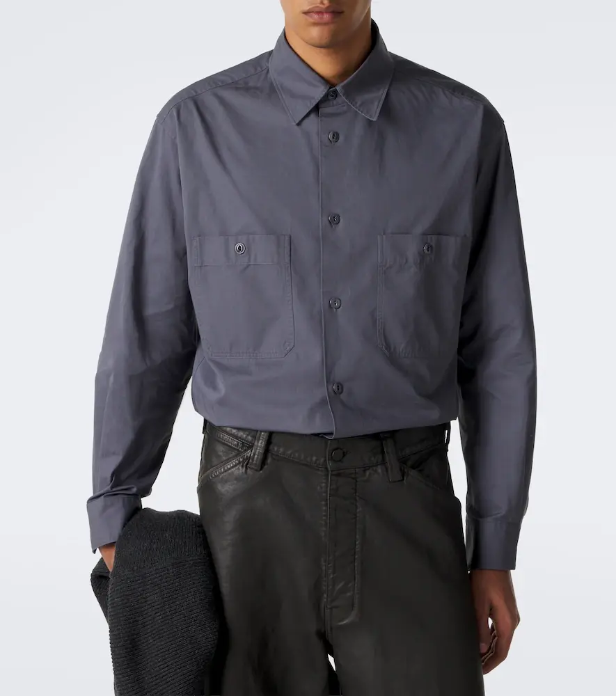 Lemaire Cotton twill shirt | Thumbnail 4 Lemaire Cotton twill shirt | Thumbnail 4