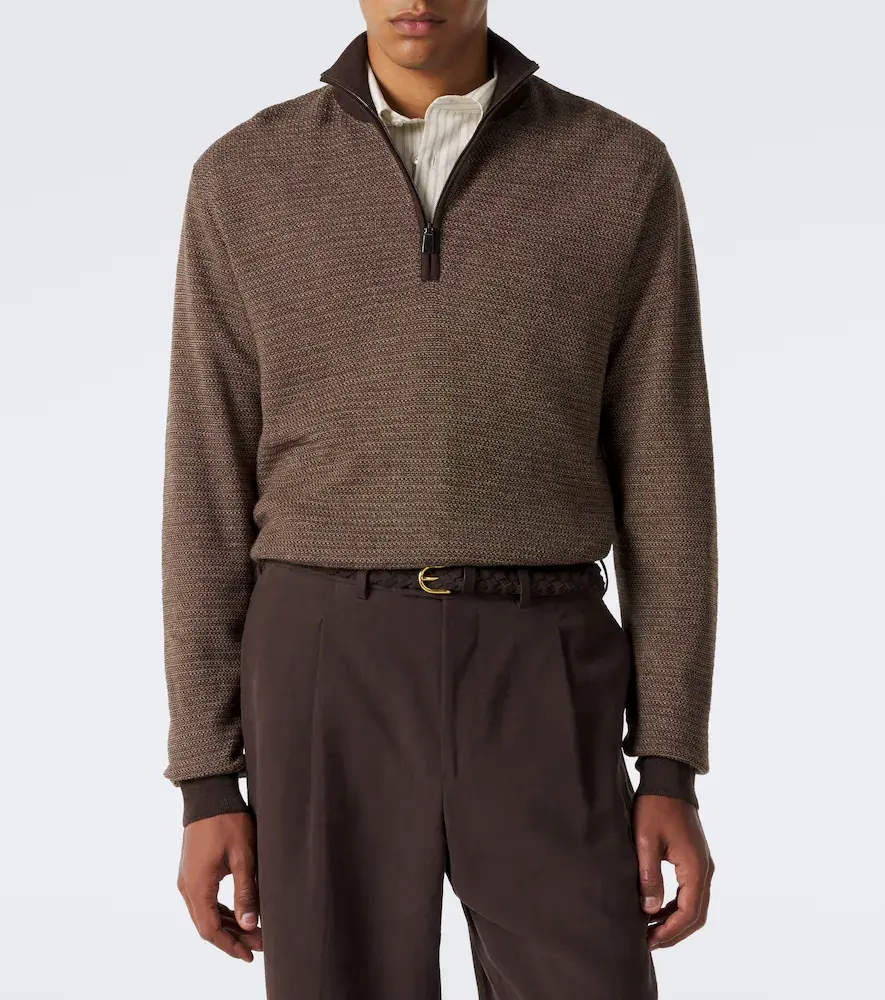 Frescobol Carioca Heitor quarter zip sweater | Thumbnail 2 Frescobol Carioca Heitor quarter zip sweater | Thumbnail 2