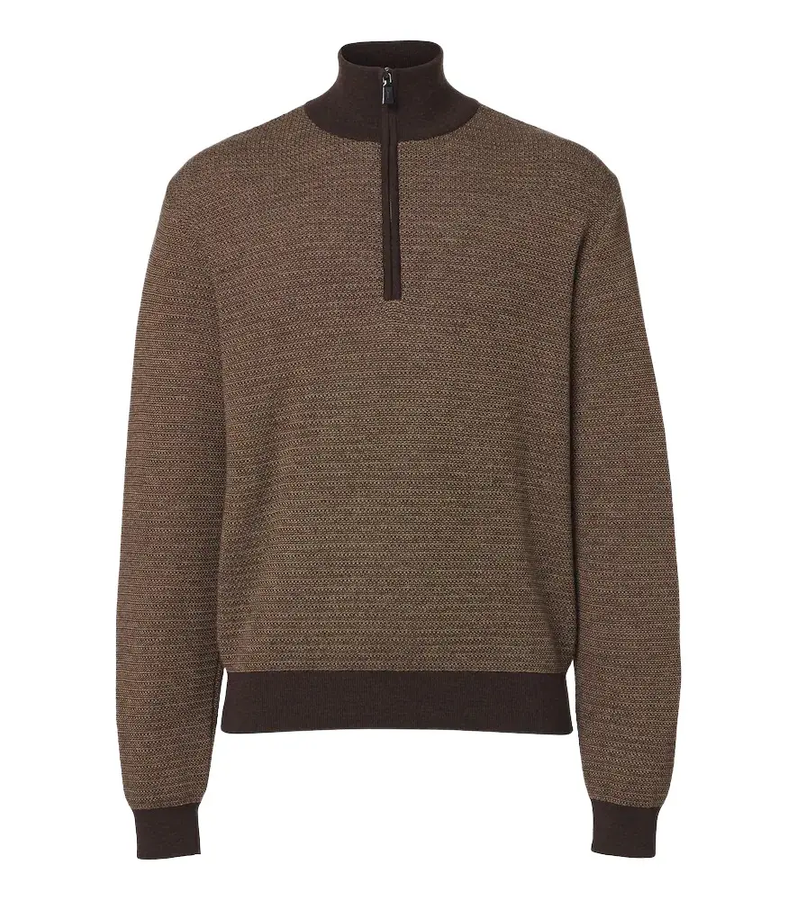 Frescobol Carioca Heitor quarter zip sweater