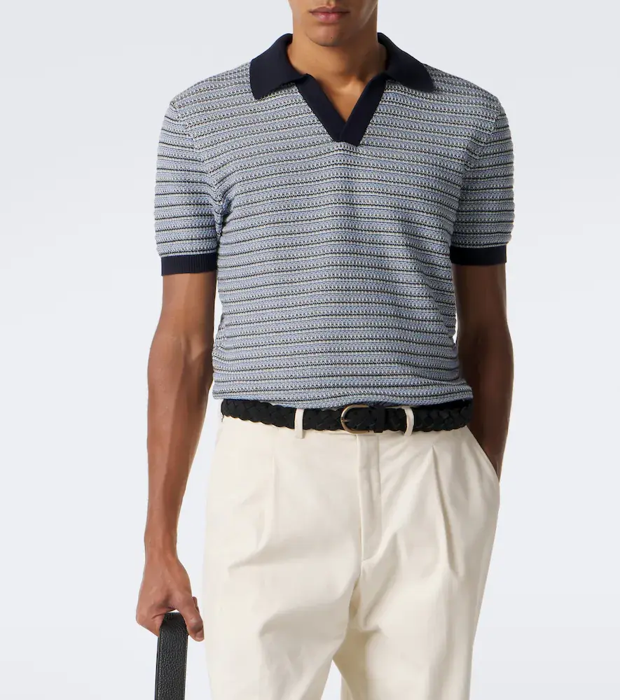 Frescobol Carioca Rino cotton and cashmere polo shirt | Thumbnail 4 Frescobol Carioca Rino cotton and cashmere polo shirt | Thumbnail 4