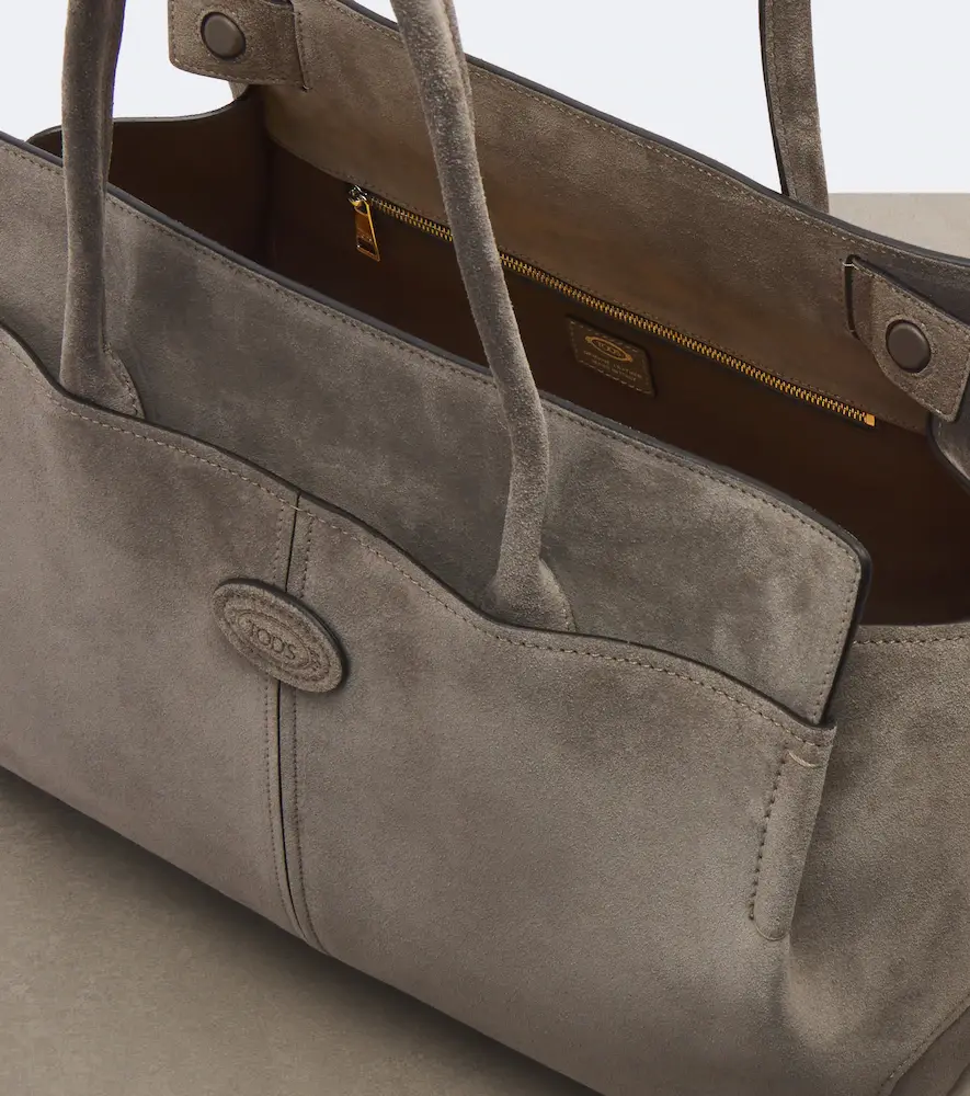 Tod's Suede tote bag | Thumbnail 4 Tod's Suede tote bag | Thumbnail 4