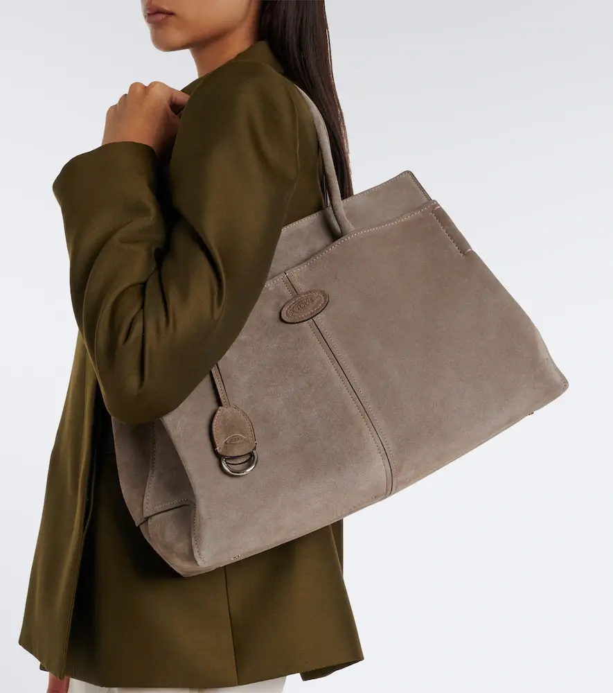 Tod's Suede tote bag | Thumbnail 6 Tod's Suede tote bag | Thumbnail 6