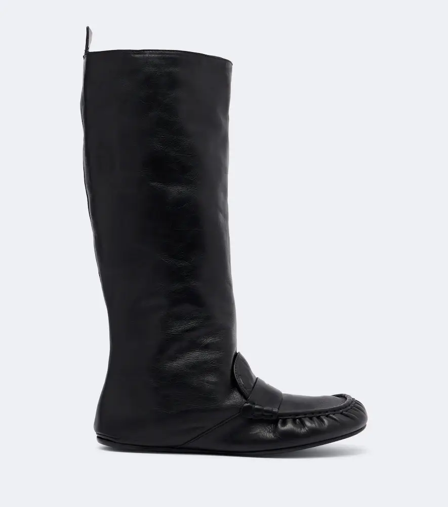 Acne Studios Bojan leather knee-high boots | Thumbnail 3 Acne Studios Bojan leather knee-high boots | Thumbnail 3