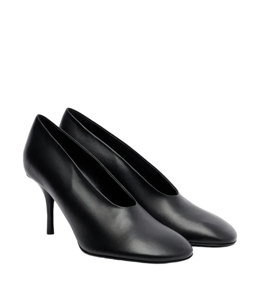 Acne Studios Back leather pumps