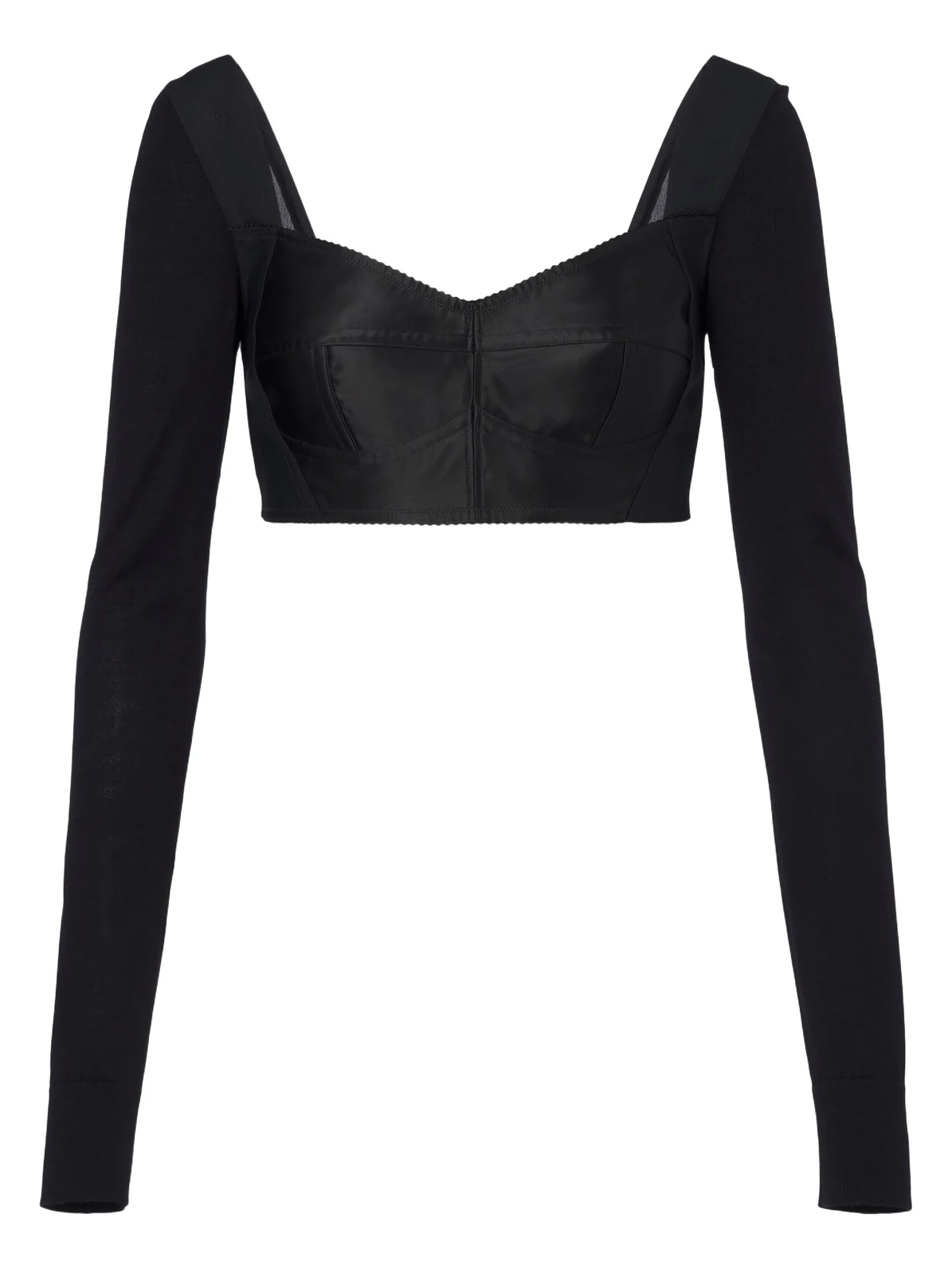 Dolce & Gabbana Satin crop top