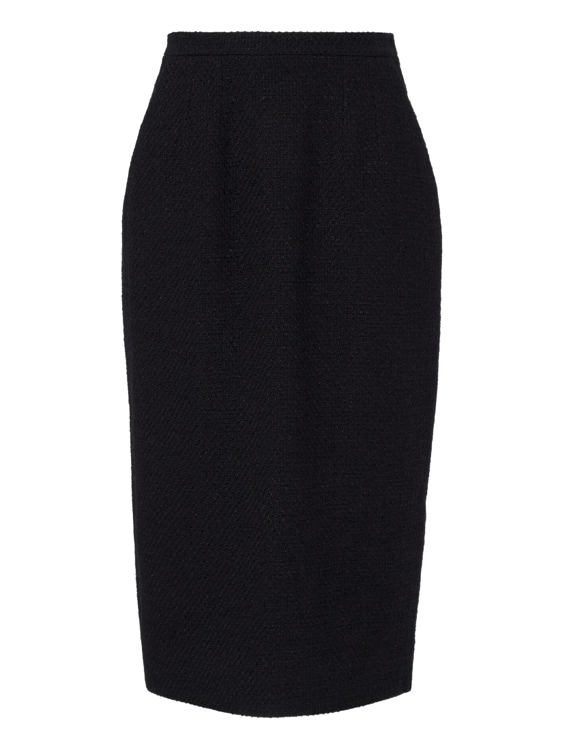 Cotton and linen-blend tweed pencil skirt Cotton and linen-blend tweed pencil skirt