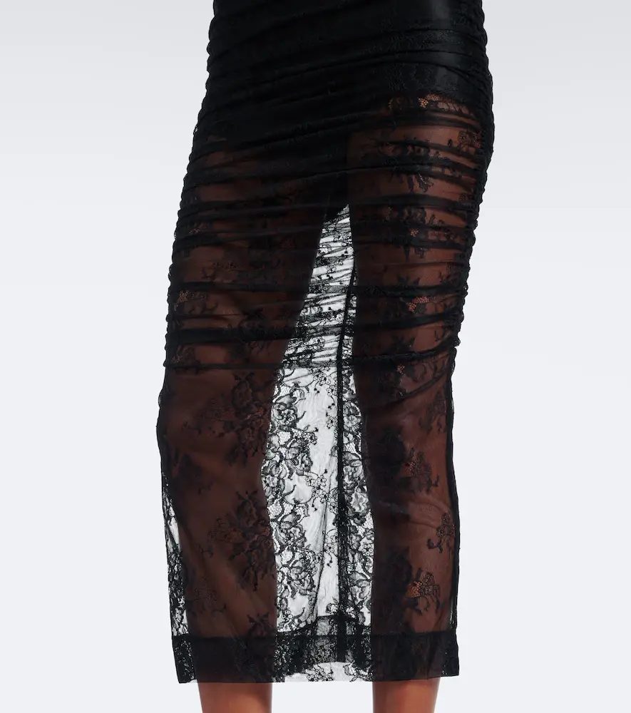Dolce & Gabbana Sheer lace midi dress | Thumbnail 4