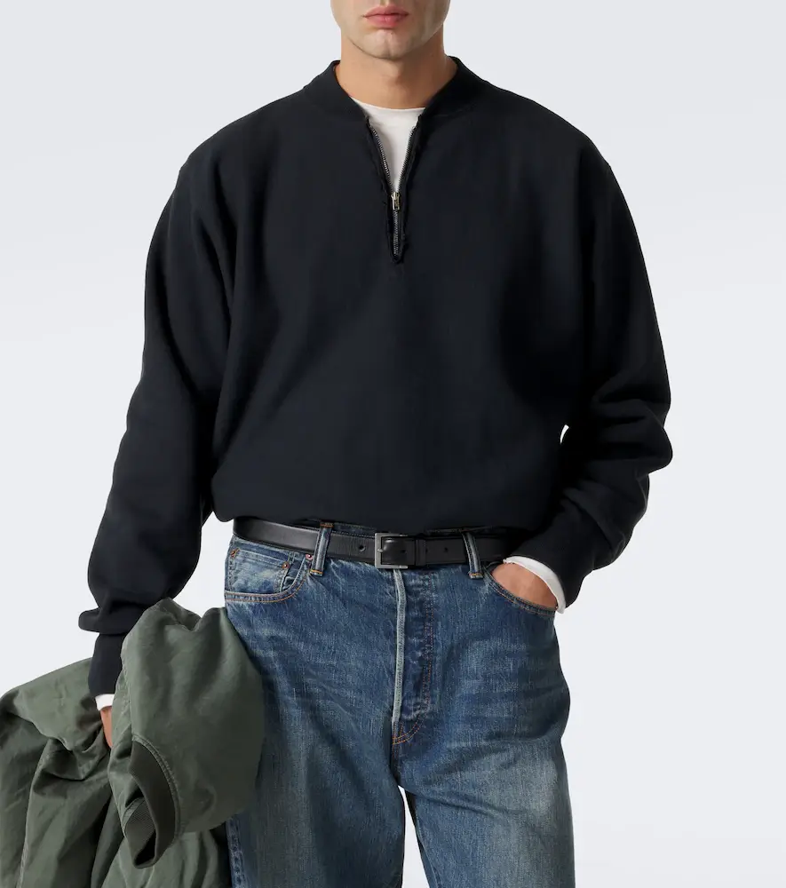 A.PRESSE A. Presse Cotton zip-up sweater | Thumbnail 4 A.PRESSE A. Presse Cotton zip-up sweater | Thumbnail 4