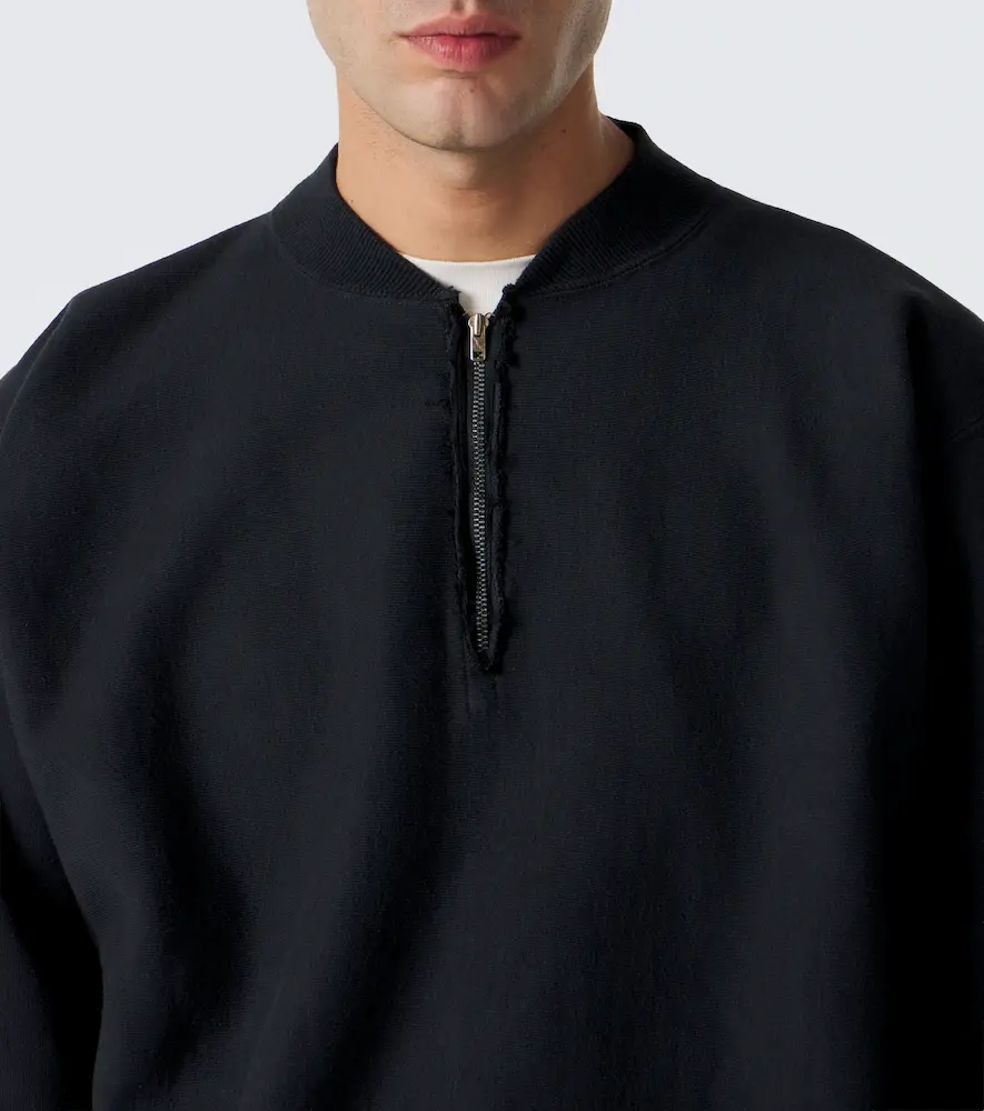 A.PRESSE A. Presse Cotton zip-up sweater | Thumbnail 5 A.PRESSE A. Presse Cotton zip-up sweater | Thumbnail 5