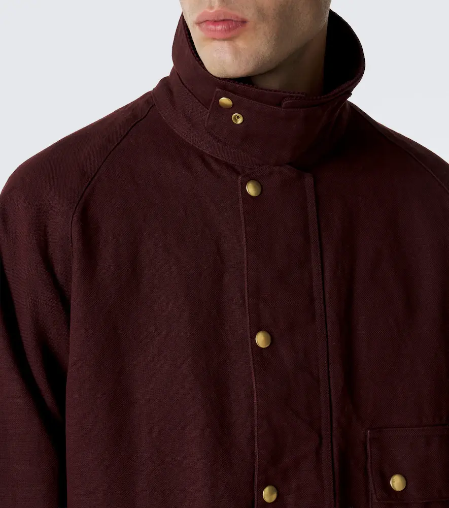 A.PRESSE A. Presse Cotton, hemp, and silk field jacket | Thumbnail 6 A.PRESSE A. Presse Cotton, hemp, and silk field jacket | Thumbnail 6