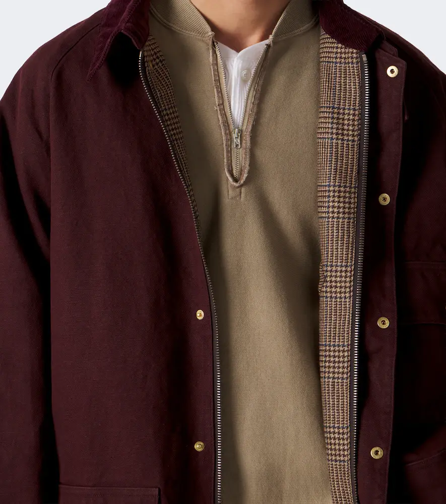 A.PRESSE A. Presse Cotton, hemp, and silk field jacket | Thumbnail 8 A.PRESSE A. Presse Cotton, hemp, and silk field jacket | Thumbnail 8