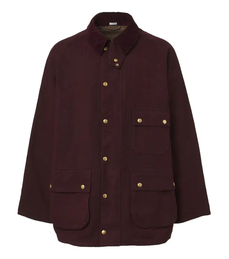 A.PRESSE A. Presse Cotton, hemp, and silk field jacket