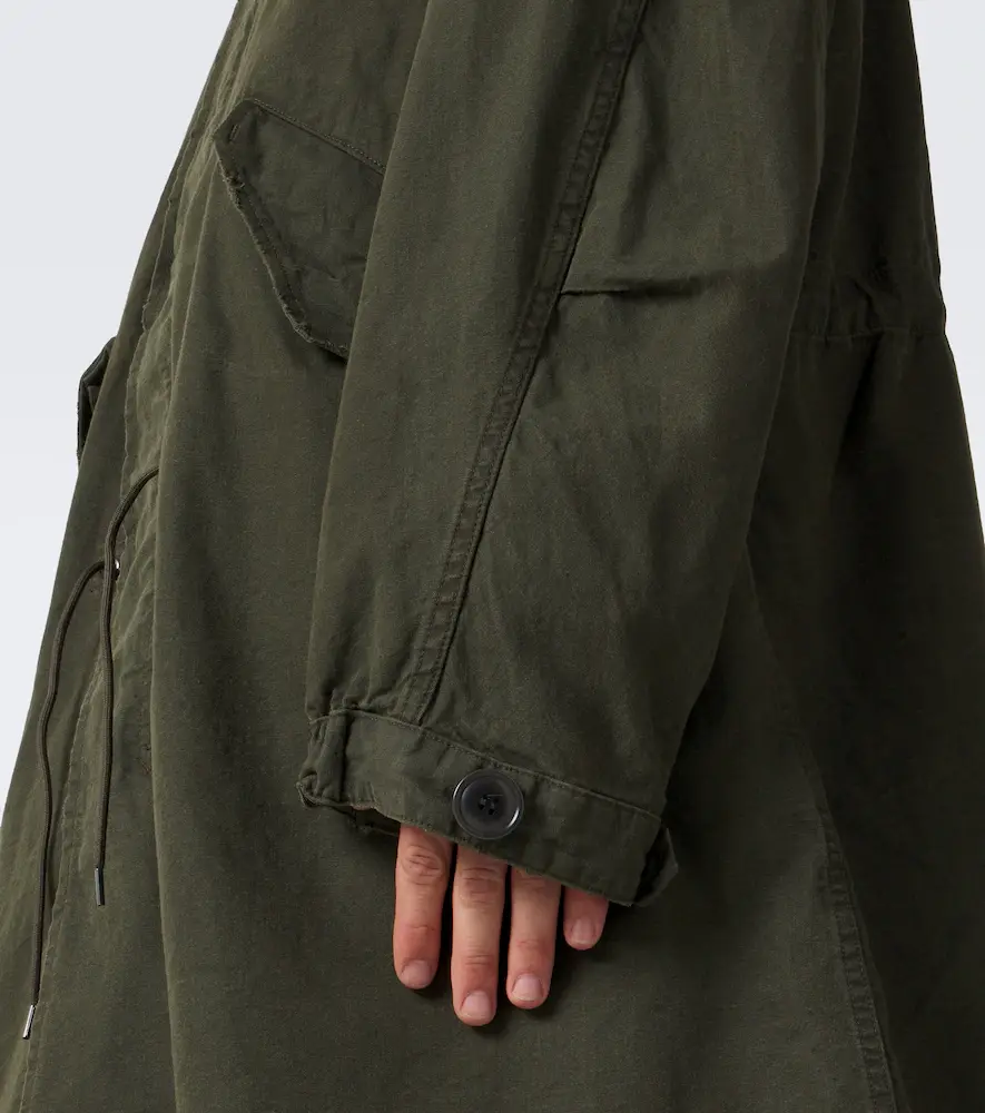 A.PRESSE A. Presse Wool and cotton parka | Thumbnail 3 A.PRESSE A. Presse Wool and cotton parka | Thumbnail 3
