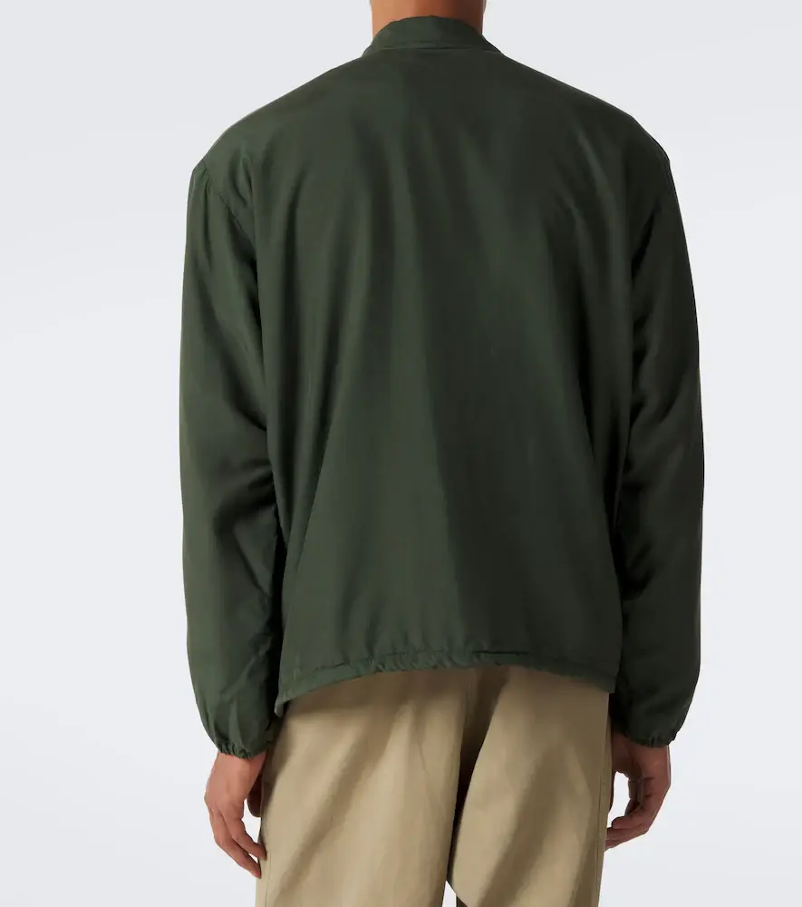 A.PRESSE A. Presse Silk taffeta blouson jacket | Thumbnail 2 A.PRESSE A. Presse Silk taffeta blouson jacket | Thumbnail 2
