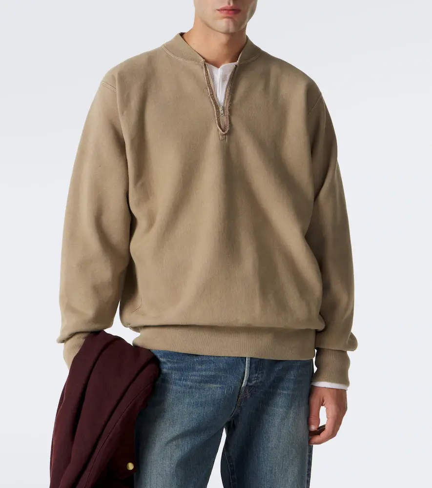 A.PRESSE A. Presse Cotton zip-up sweater | Thumbnail 3 A.PRESSE A. Presse Cotton zip-up sweater | Thumbnail 3