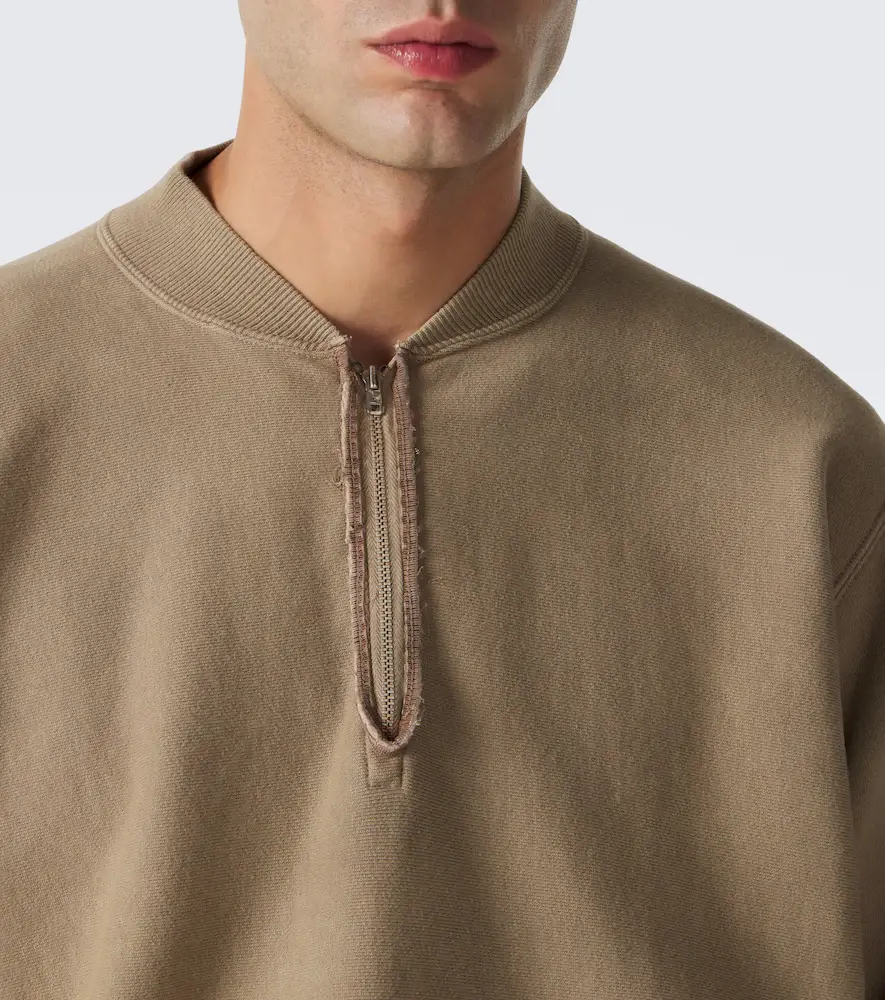 A.PRESSE A. Presse Cotton zip-up sweater | Thumbnail 5 A.PRESSE A. Presse Cotton zip-up sweater | Thumbnail 5