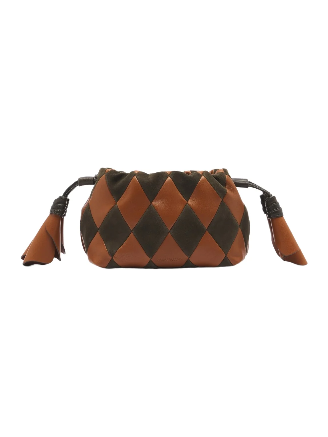 Cloud 91 Small leather and suede clutch Cloud 91 Small leather and suede clutch