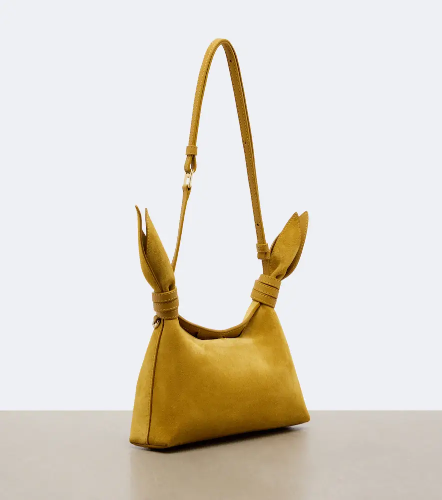 Loewe Scarf Mini suede shoulder bag | Thumbnail 3