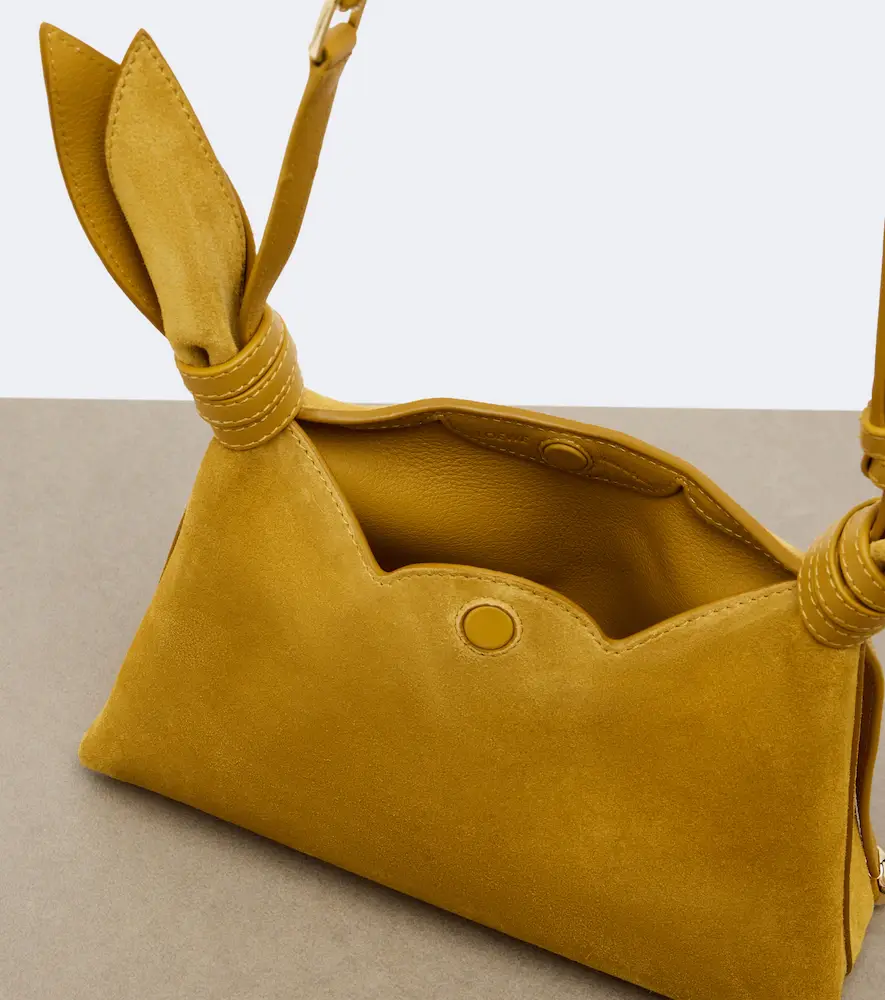 Loewe Scarf Mini suede shoulder bag | Thumbnail 4