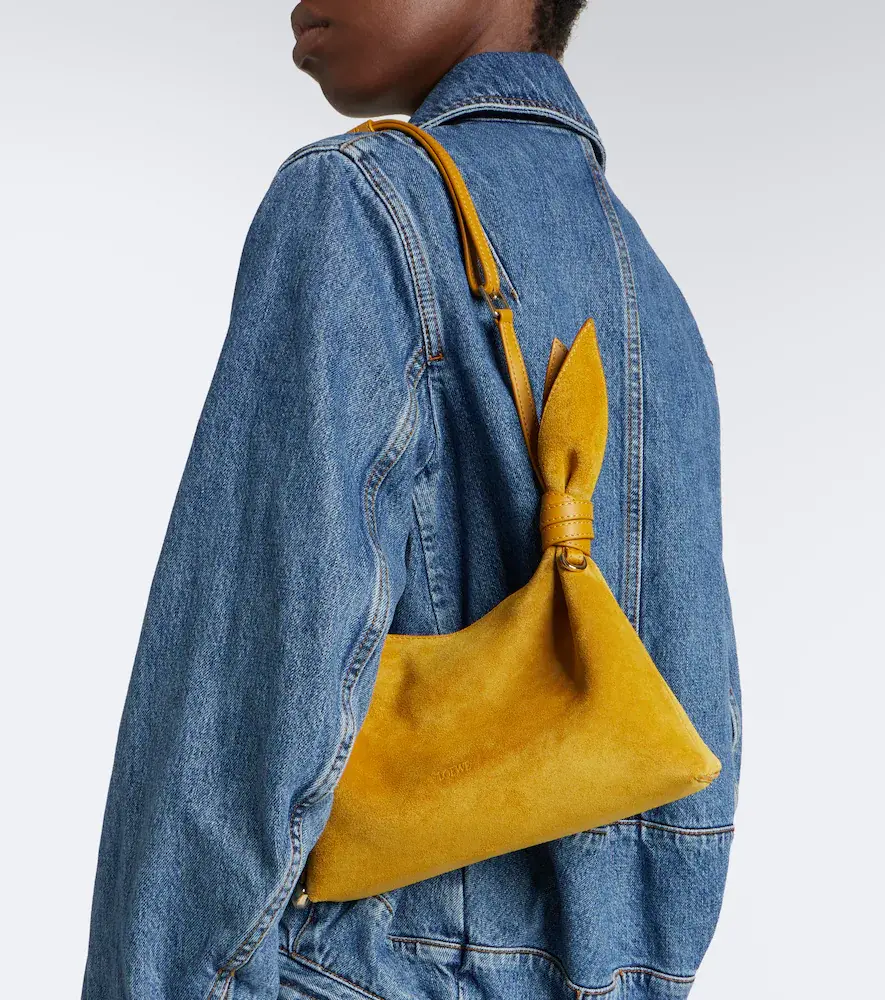 Loewe Scarf Mini suede shoulder bag | Thumbnail 7