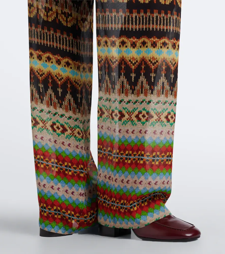 Dries Van Noten Printed layered wide-leg pants | Thumbnail 5 Dries Van Noten Printed layered wide-leg pants | Thumbnail 5