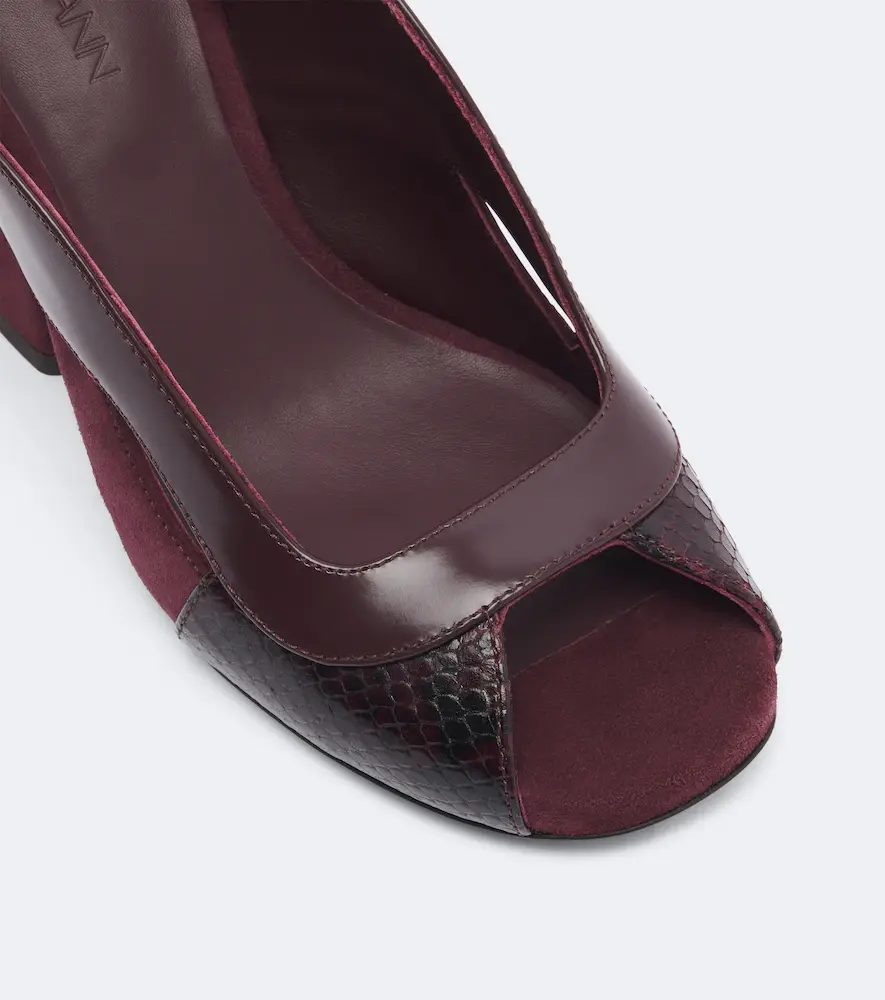 Zimmermann Marvi suede-trimmed leather sandals | Thumbnail 2 Zimmermann Marvi suede-trimmed leather sandals | Thumbnail 2