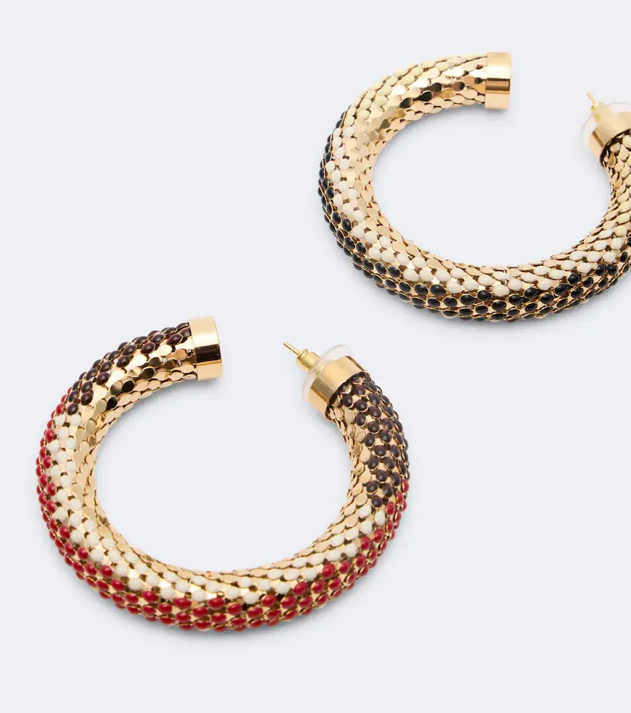 Isabel Marant Doria embellished hoop earrings | Thumbnail 2 Isabel Marant Doria embellished hoop earrings | Thumbnail 2