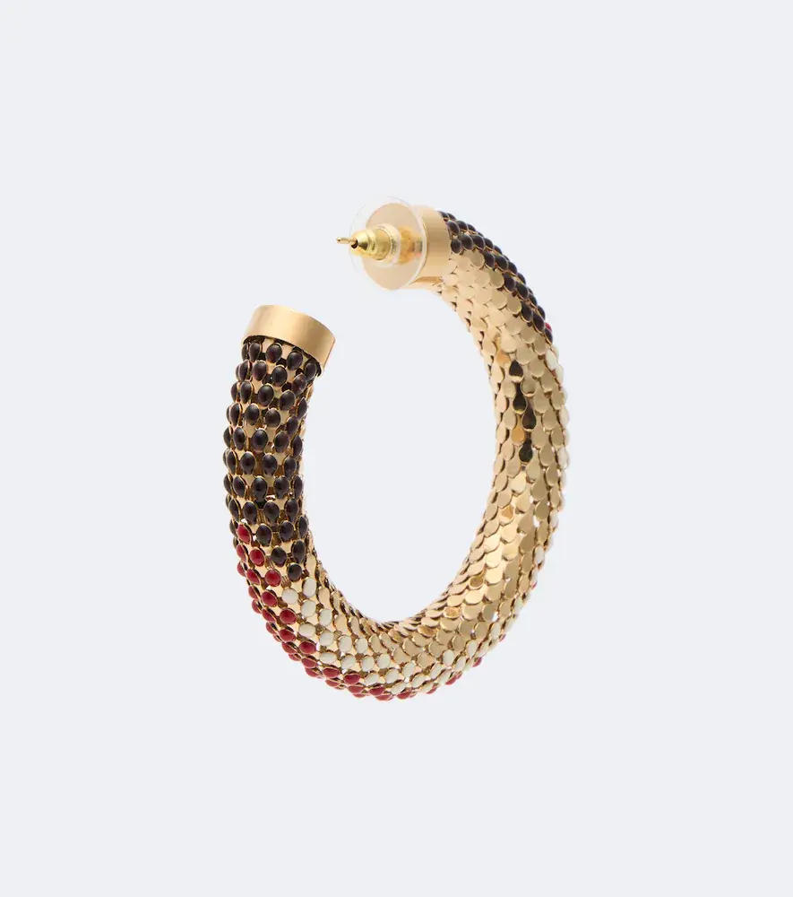 Isabel Marant Doria embellished hoop earrings | Thumbnail 3 Isabel Marant Doria embellished hoop earrings | Thumbnail 3