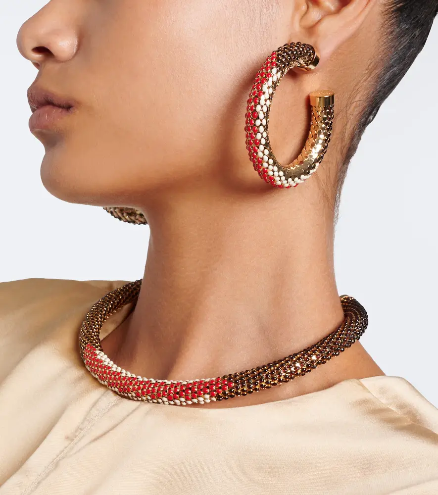 Isabel Marant Doria embellished hoop earrings | Thumbnail 5 Isabel Marant Doria embellished hoop earrings | Thumbnail 5