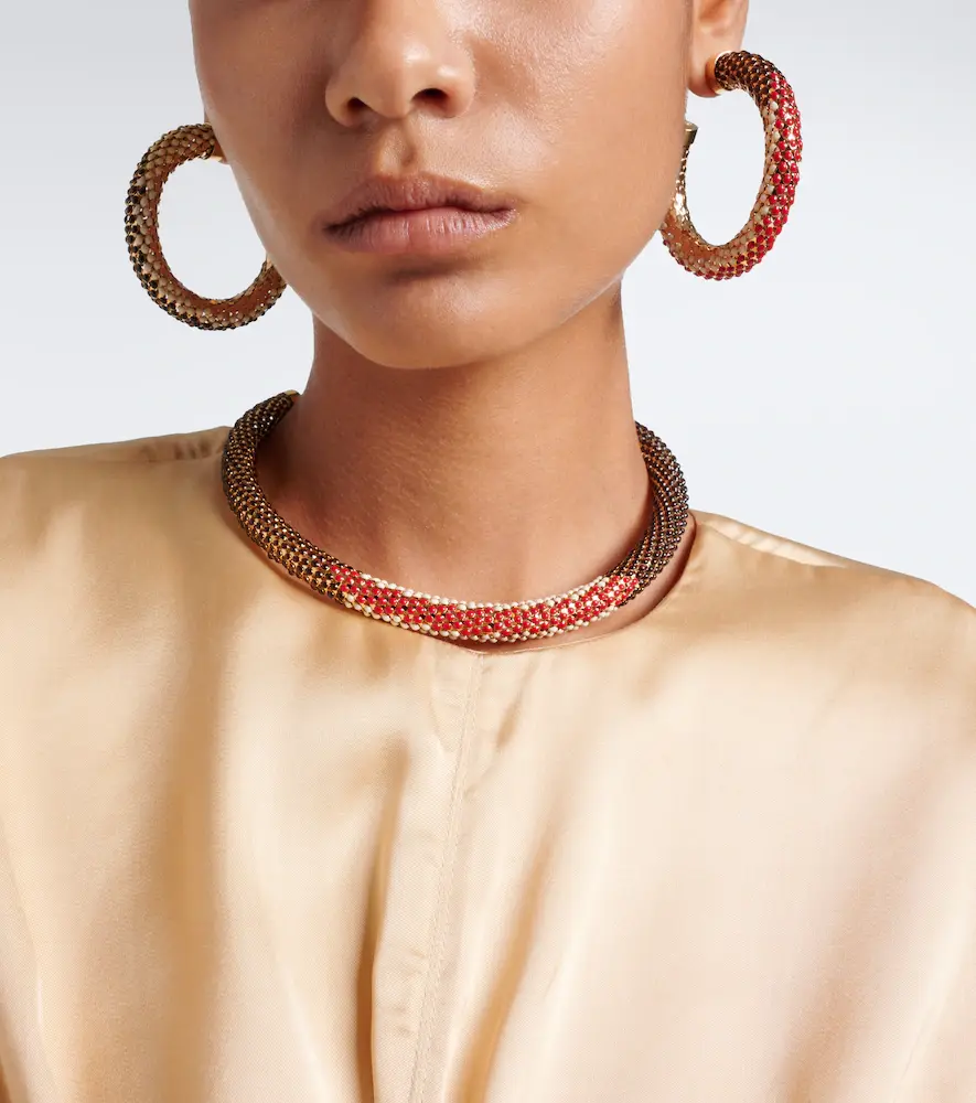 Isabel Marant Doria embellished hoop earrings | Thumbnail 6 Isabel Marant Doria embellished hoop earrings | Thumbnail 6
