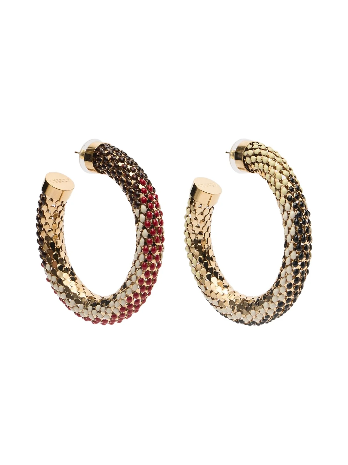 Doria embellished hoop earrings Doria embellished hoop earrings