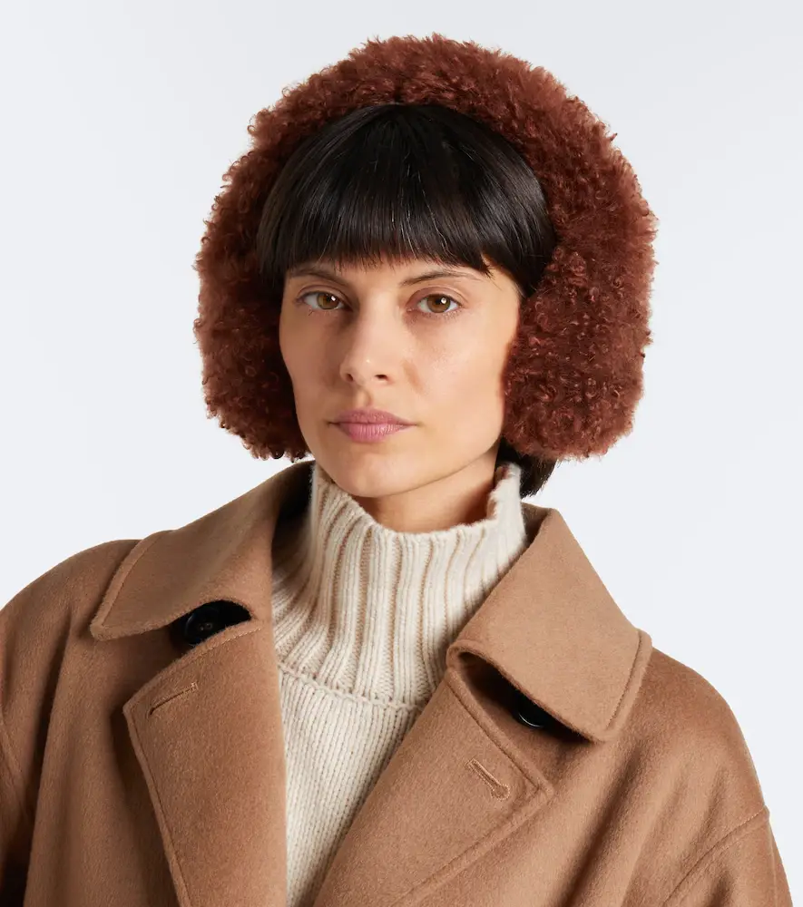 Yves Salomon Shearling earmuffs | Thumbnail 3 Yves Salomon Shearling earmuffs | Thumbnail 3