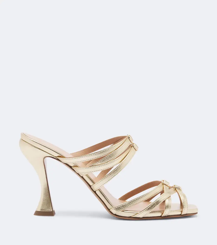 Zimmermann Solstice metallic leather mules | Thumbnail 3 Zimmermann Solstice metallic leather mules | Thumbnail 3