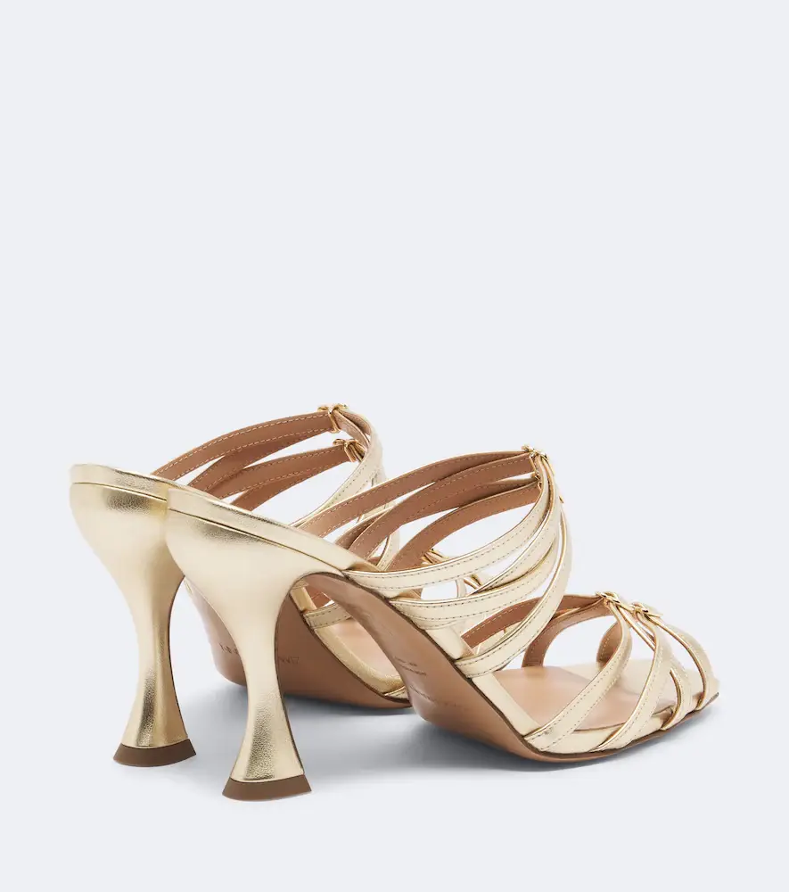 Zimmermann Solstice metallic leather mules | Thumbnail 4 Zimmermann Solstice metallic leather mules | Thumbnail 4