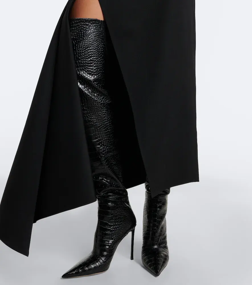 Tom Ford Croc-effect leather over-the-knee boots | Thumbnail 6 Tom Ford Croc-effect leather over-the-knee boots | Thumbnail 6