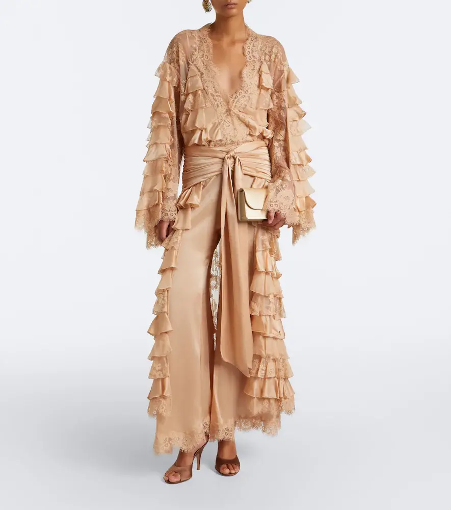 Zimmermann Valiant lace-trimmed ruffled silk blouse | Thumbnail 7 Zimmermann Valiant lace-trimmed ruffled silk blouse | Thumbnail 7