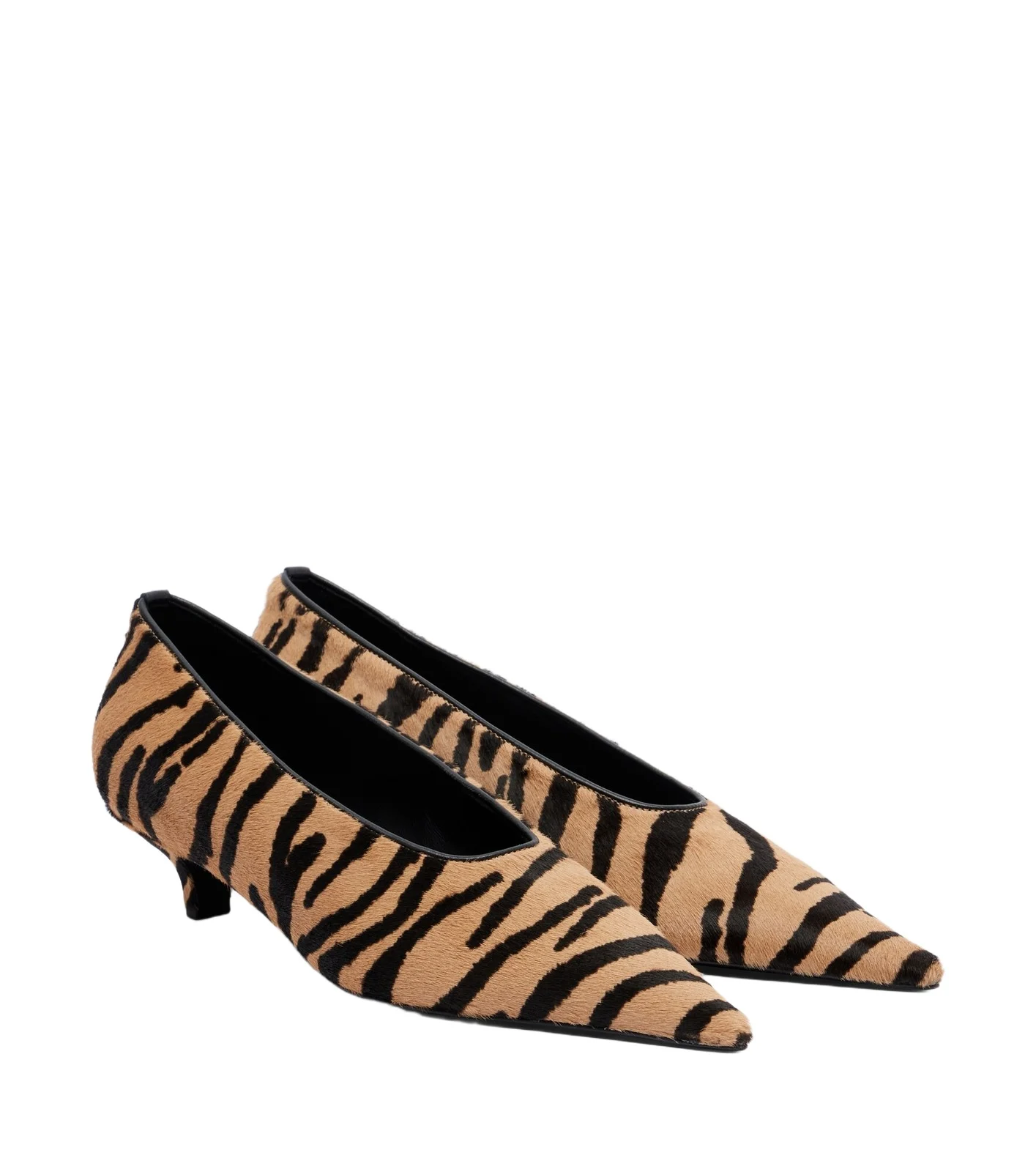 TOTEME Printed calf-hair pumps