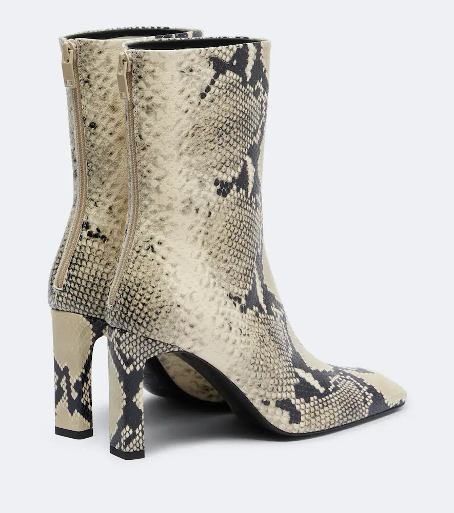 TOTEME Snake-effect leather ankle boots | Thumbnail 2 TOTEME Snake-effect leather ankle boots | Thumbnail 2