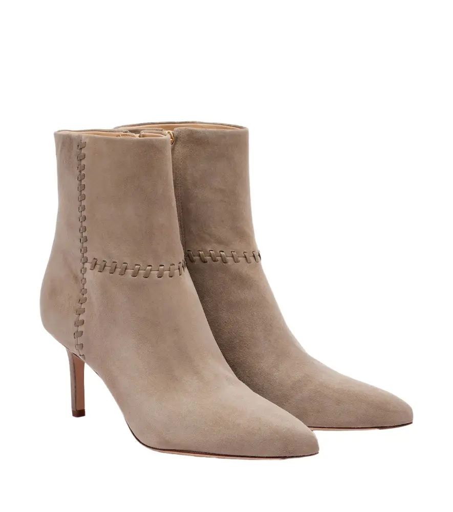 Veronica Beard Lisa suede ankle boots