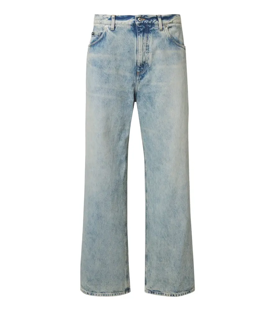 Dolce & Gabbana Faded wide-leg jeans