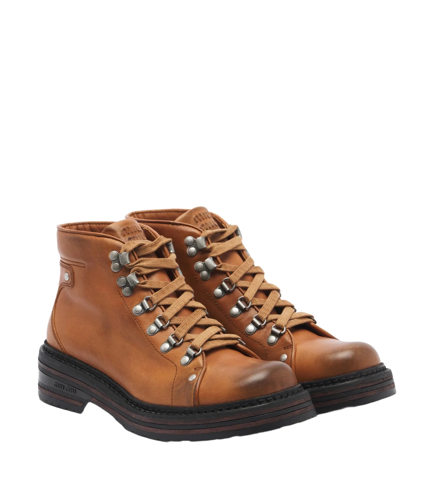 Leather lace-up boots Leather lace-up boots
