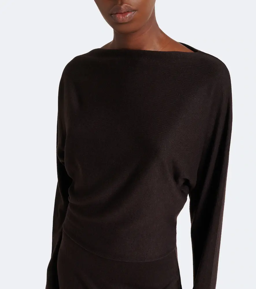 Vince Draped sweater dress | Thumbnail 4 Vince Draped sweater dress | Thumbnail 4
