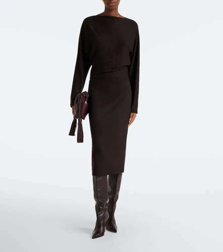 Vince Draped sweater dress | Thumbnail 5 Vince Draped sweater dress | Thumbnail 5
